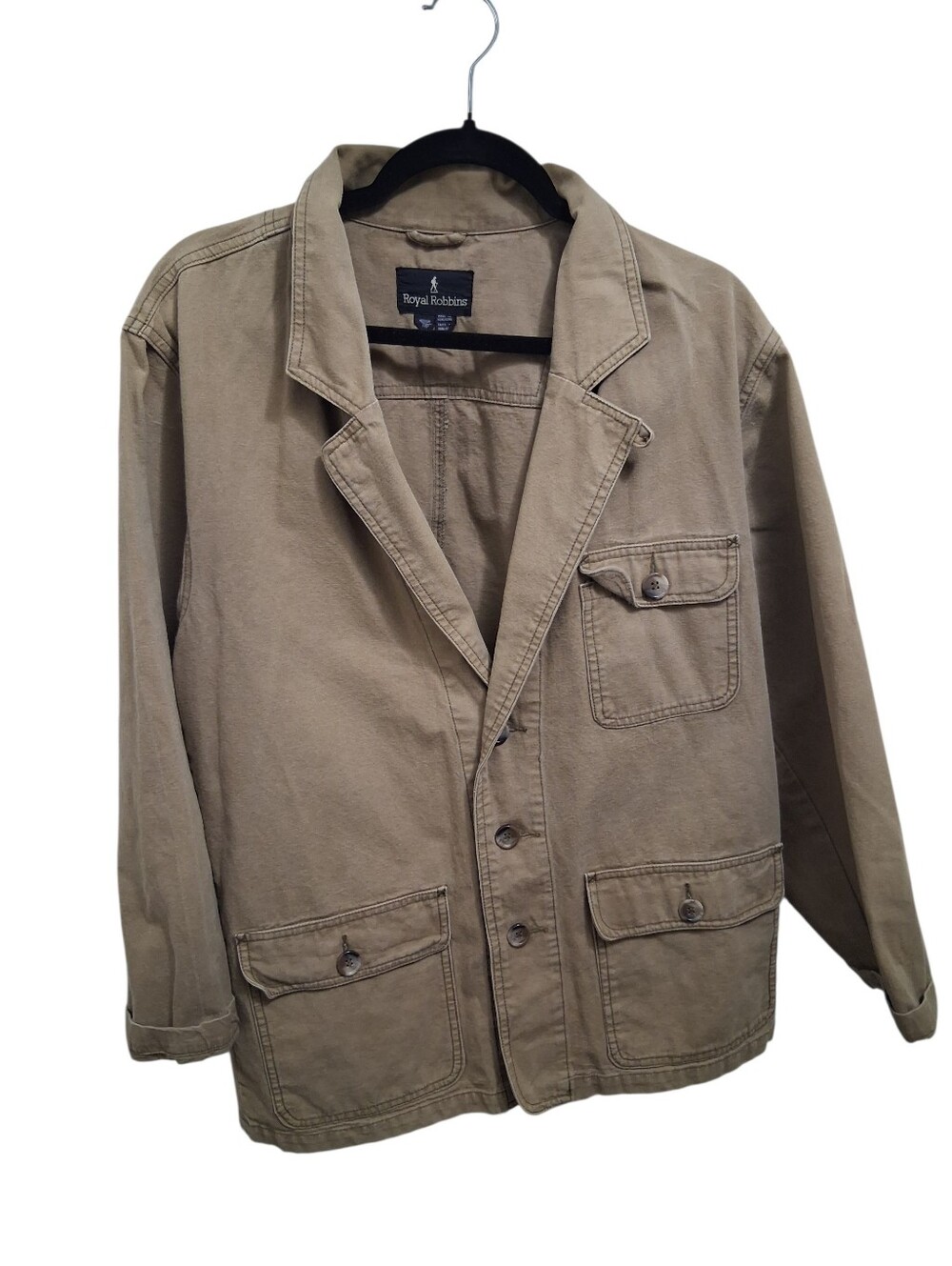 Royal Robbins Men's Khaki Field Vintage Style Jacket